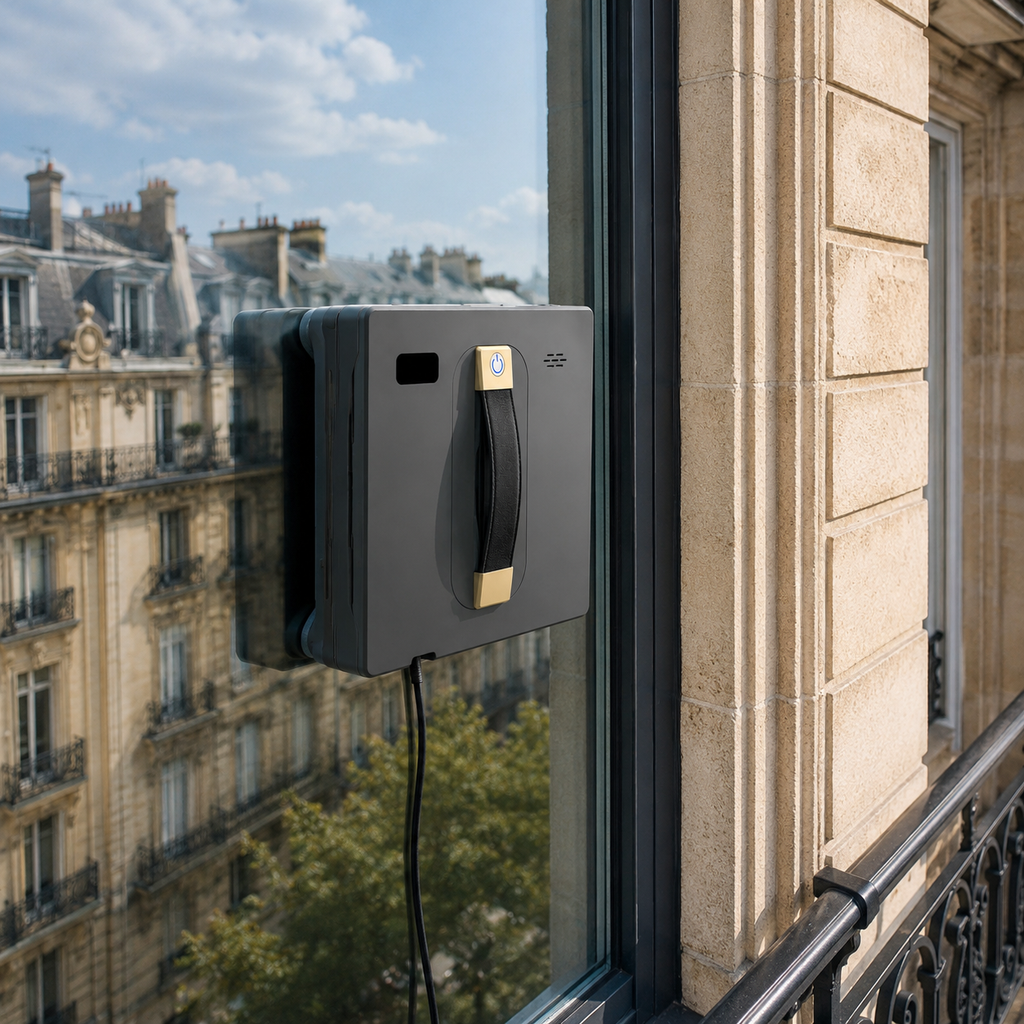Robot Nettoyeur de Vitres Ultra-Plat 62mm